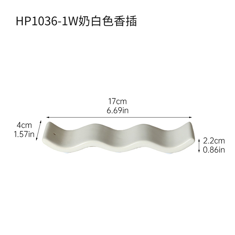 Socket de incienso de cerámica de viento de Wabiji sins, base de aromaterapia creativa para el hogar, inserto de incienso, adornos de soporte de incienso
