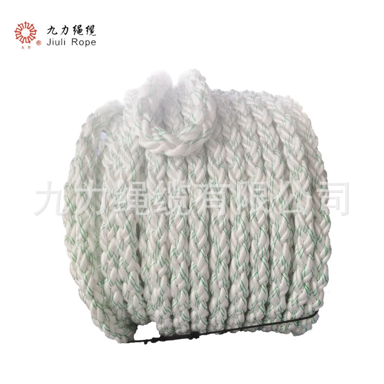 Полипропиленовая нить, восьмижильный кабель, морская полипропиленовая веревка, диаметр 96 мм, длина 100 м, с зеленым маркировочным кабелем