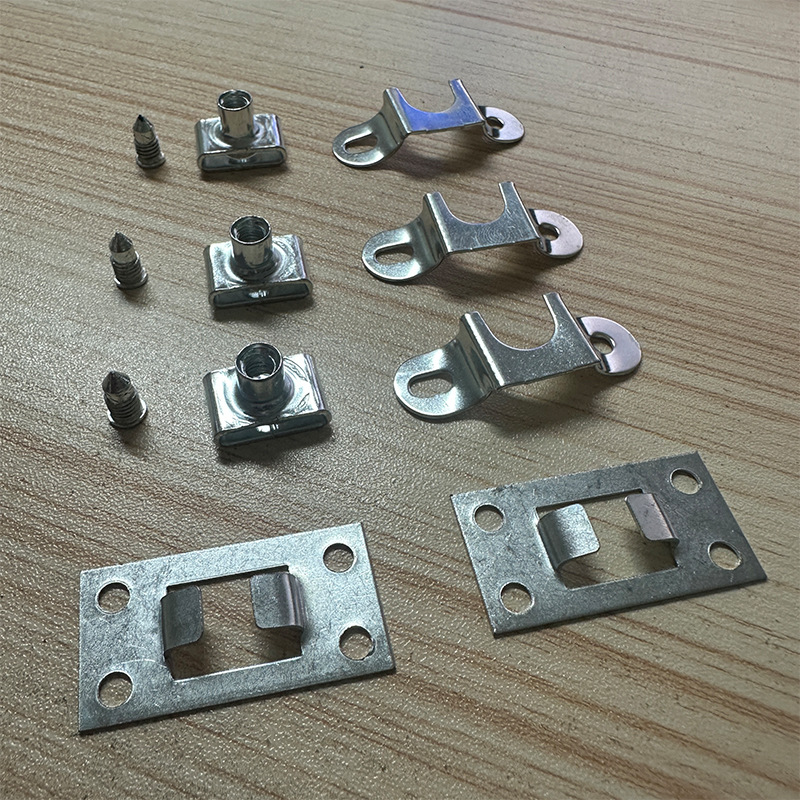 文件柜 正面连接锁扣组合柜配件抽屉侧面锁三联锁配件 抽屉锁扣