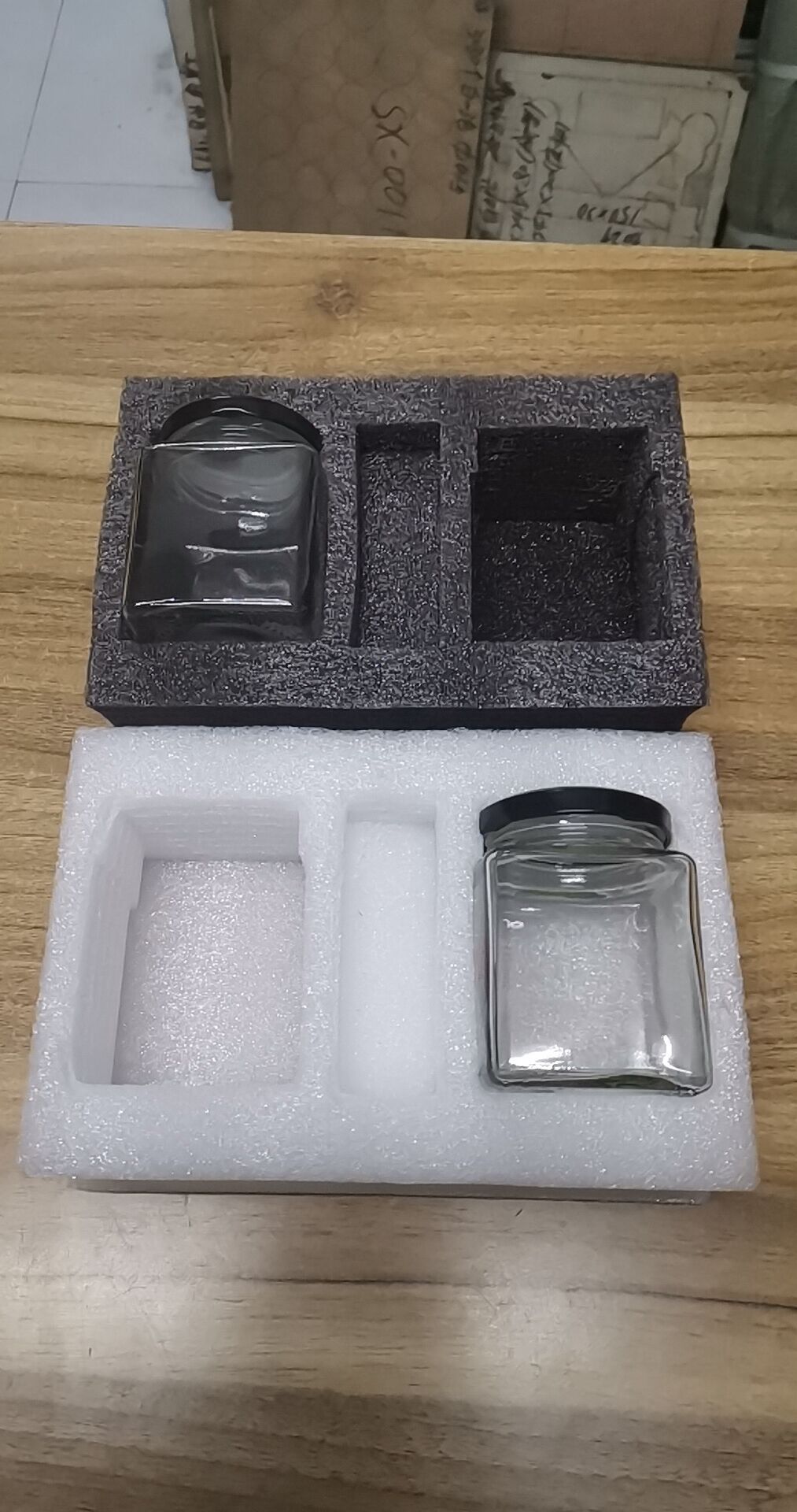 厂家供应白色黑色珍珠棉包装泡沫/茶杯瓶子包装泡沫