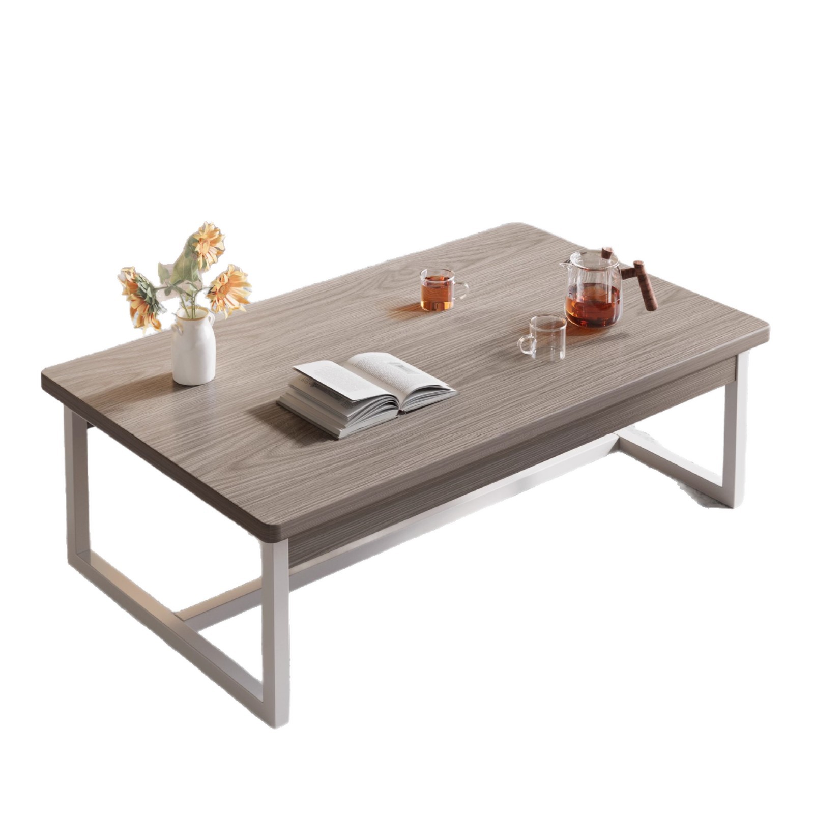 Mesa de té sala de estar doméstica 2026 nuevo tipo de casa pequeña alquiler moderno simple sala de estar simple sofá mesa de té