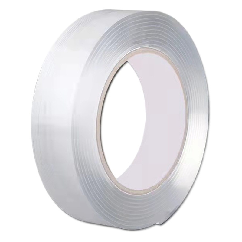 Cinta nano-doble cara transparente de alta viscosidad, adhesivo fuerte, cinta mágica sin rastro para pósteres, fijación adhesiva, nano-pegamento que no deja residuos.