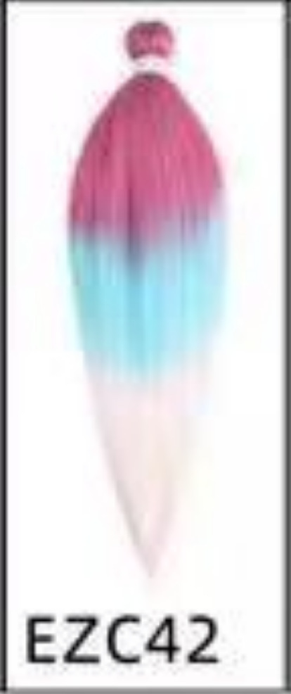 EZ color pelucas grandes trenzas pre estiradas crochet trenzas pre estiradas africanas trenzas sucias