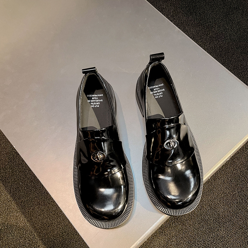 CHIKO Sawyer Round Toe Block Heels Loafers Shoes