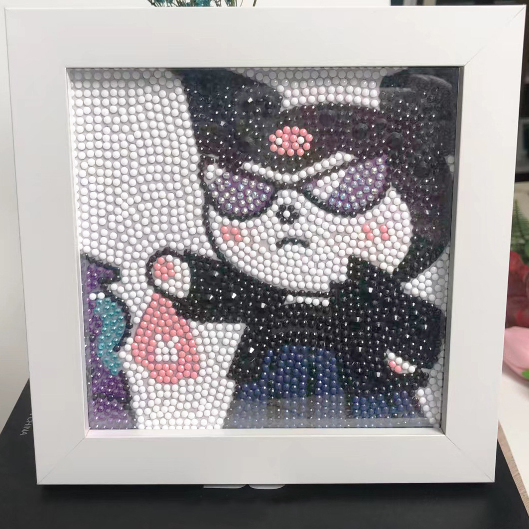 Diamante infantil DIY hecha a mano con material de marco paquete de dibujos animados Sanliou pegatinas de diamante regalo al por mayor pinturas de mampostería