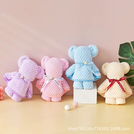 毛巾;蛋糕毛巾;干发巾干发帽