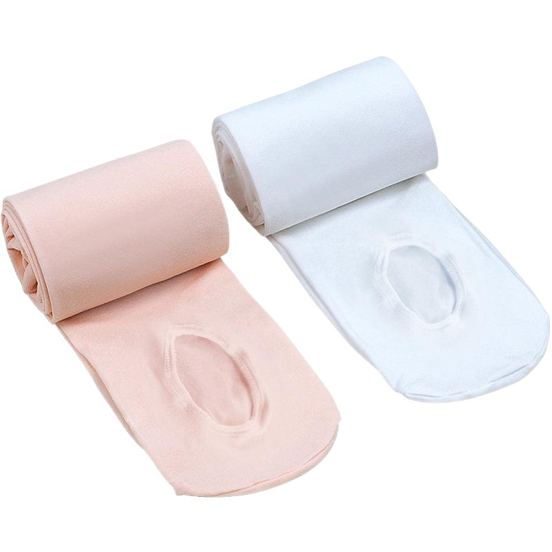 Calcetines de baile 60D para niños, estilo fino de verano, ejercicios de ballet para niños grandes, leggings sin agujeros, pantimedias
