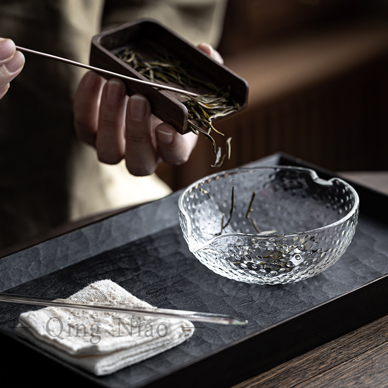 Special Tea Set for Green Tea Tea Maker Glass Cold Tea Bowl for Tea Matcha Tea Points Tea Japanese Style Kung Fu Cover Bowl Set