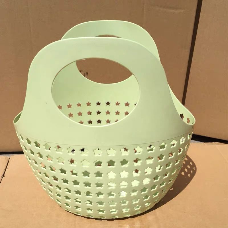 プラスチックバスケットpe収納バスケット玩具収納入浴バスケット風呂バスケット手提げバスケット|undefined