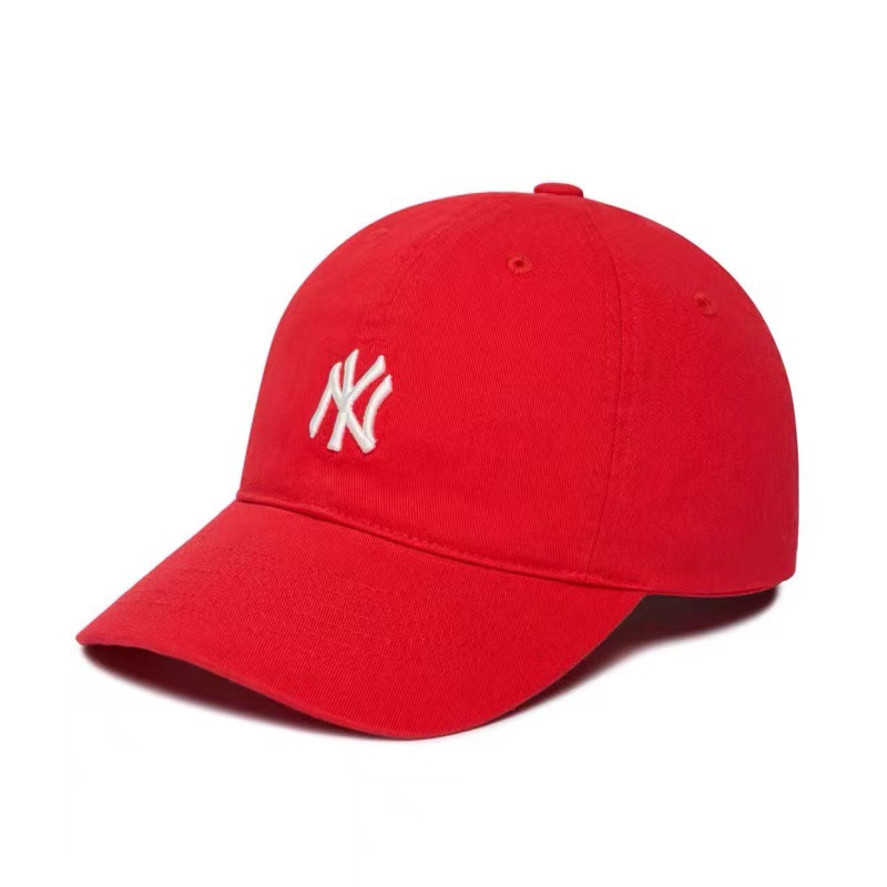 MLB棒球帽NY洋基队2025软顶复古韩国帽子男女款弯檐LA遮阳鸭舌帽|undefined
