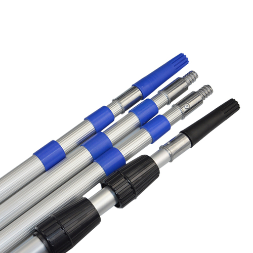 Wholesale roller brush telescopic pole thickened aluminum alloy 2 sections 3 sections painting tool oiler wall height 2/3/4 extension