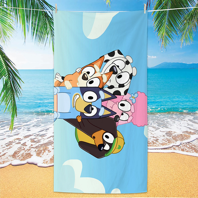 블루이 비치 목욕 타올 4