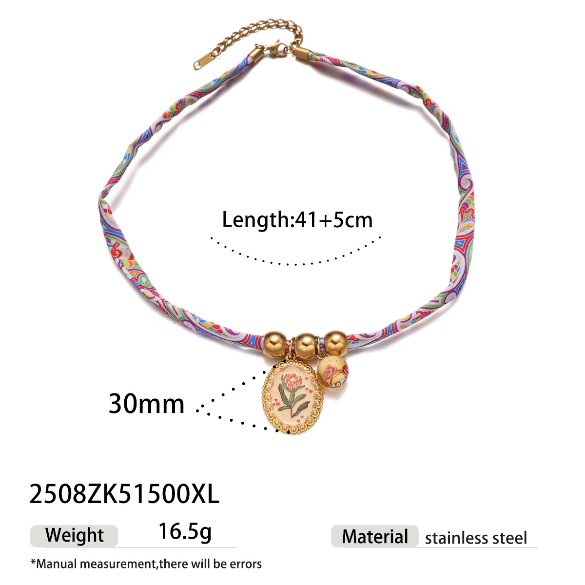Collar de acero inoxidable TENA Europa y América lujo ligero y alto estilo colgante de flores de color collar joyas explosivas transfronterizas