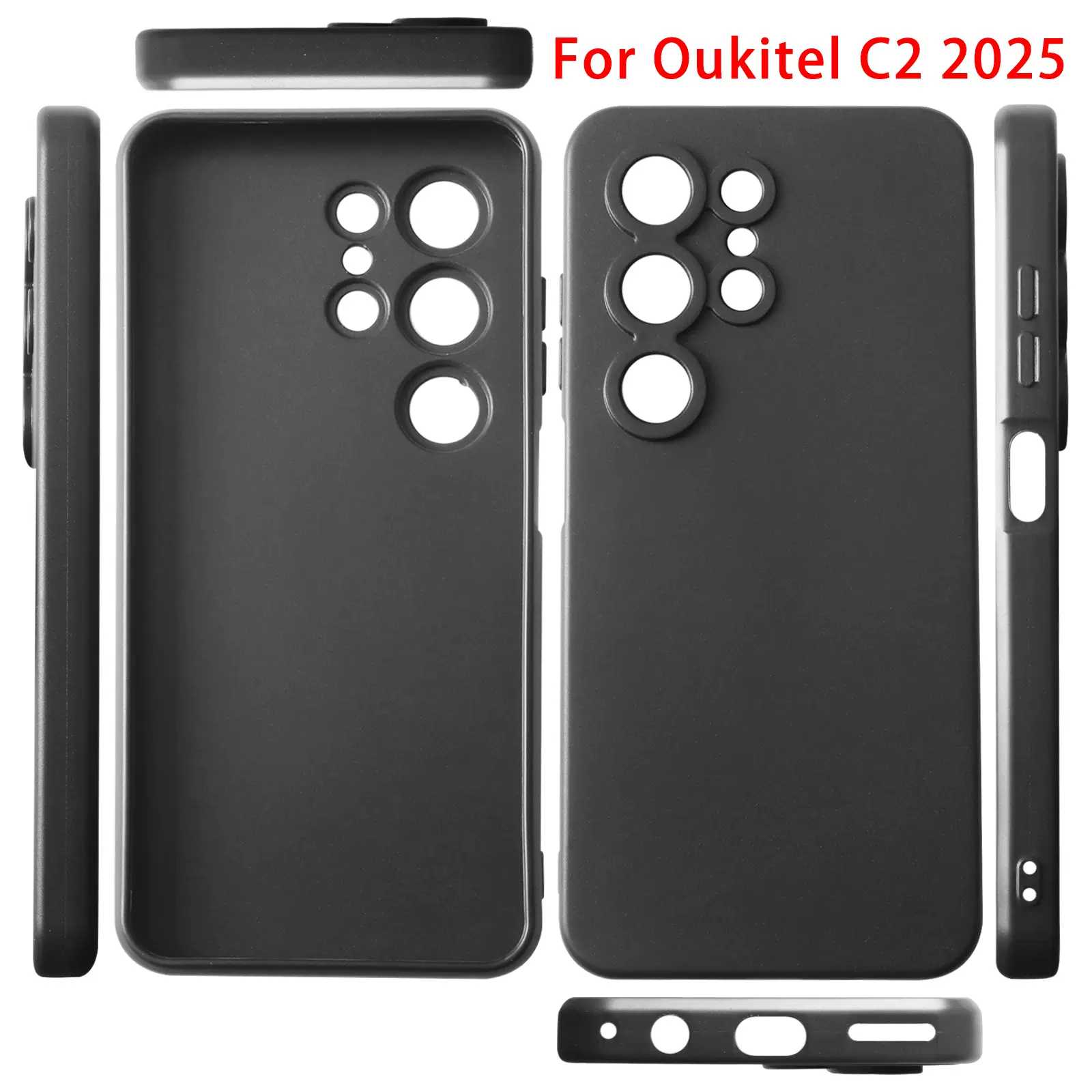 适用欧奇Oukitel C2 2025磨砂TPU素材简约C3防水手机软壳保护套C5