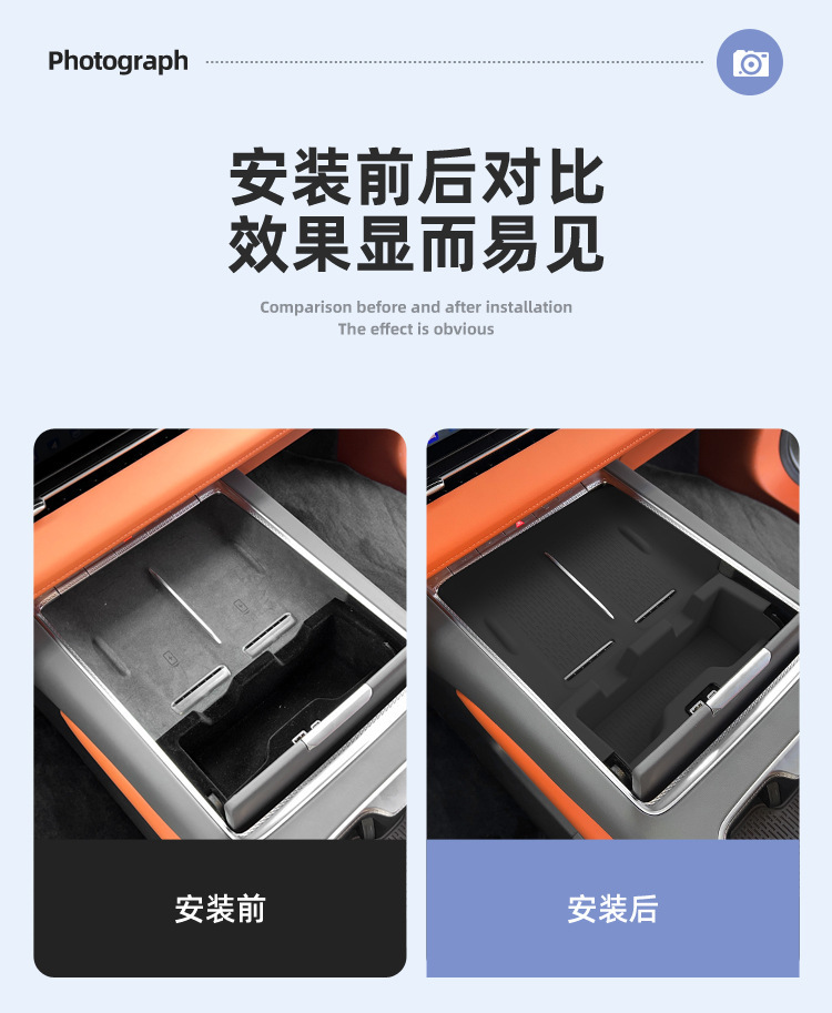 Suitable for 26 Models of Buick, Wireless Charging Silicone Anti-Slip Mat, Center Console Protection, Automotive Accessories, Modification Parts