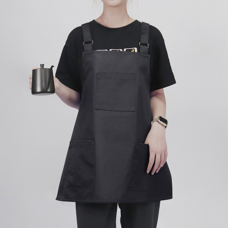 Impermeable a prueba de aceite delantal mujer cocina catering camarero mono leche té cafetería guardapolvos chaleco masculino delantal