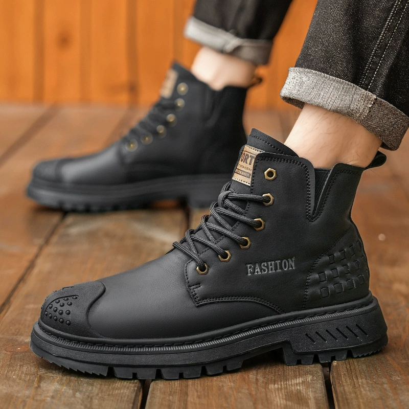 Martens, высокие демисезонные ботинки для отдыха
