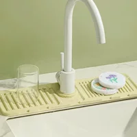 Резиновая подкладка для раковины, силиконовая, водонепроницаемая, антибрызг, для кухни