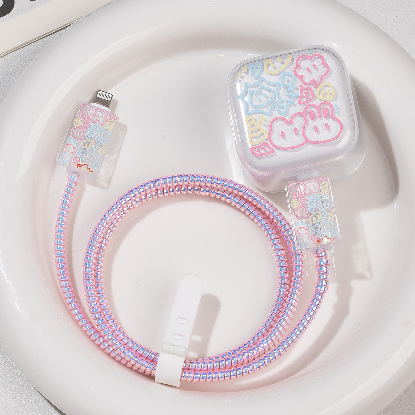 Aplicable a Apple 40W Cargador Cable Cover iPhone17Pro 16promax / 15 Data Cable Cover image 7