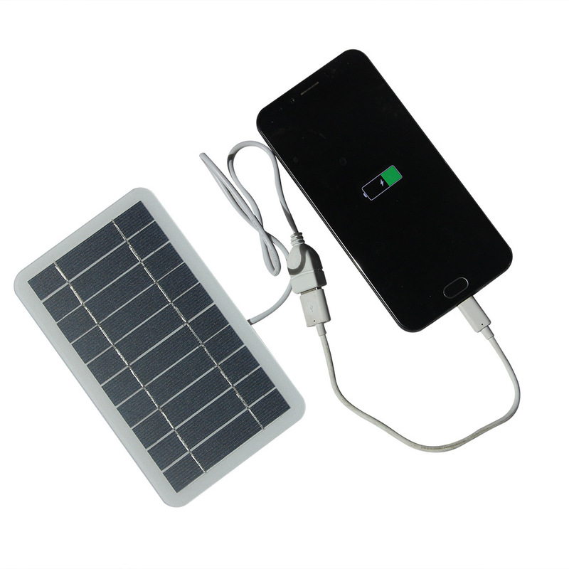 2W 5V solar charging panel solar outdoor mobile phone mobile power charger