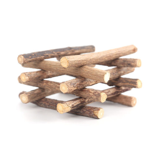 Factory direct sales of wooden polygonum sticks, molar teething sticks, natural cat snacks, tooth cleaning sticks, bulk wholesale 5 packs