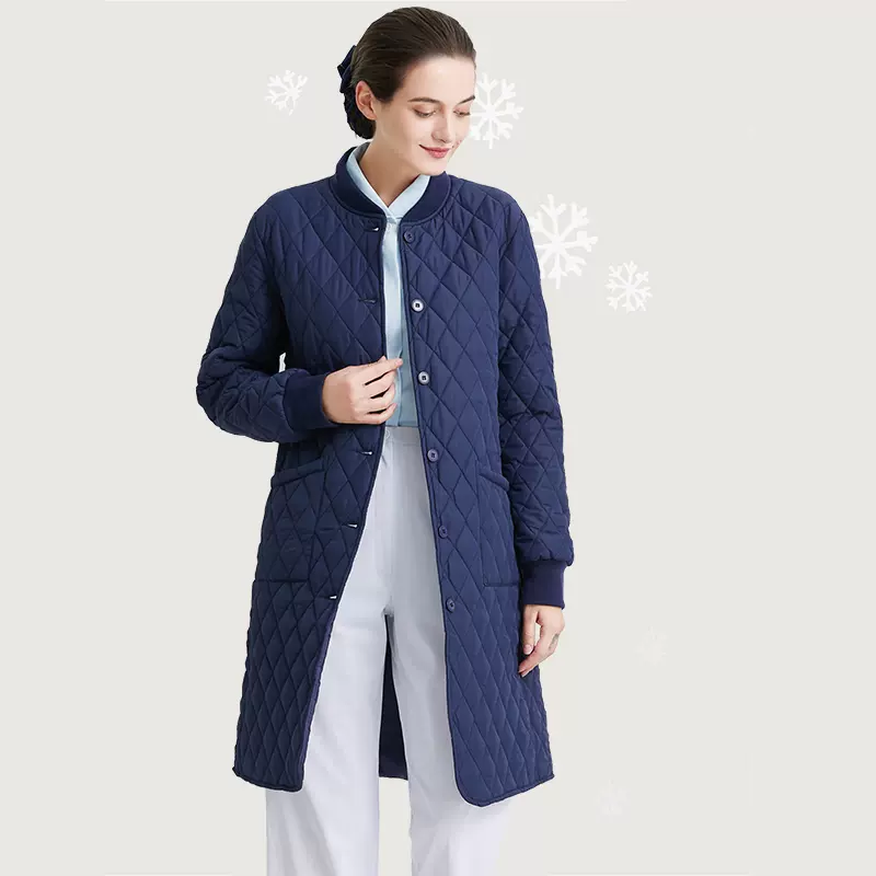 Tideng Angel/提灯天使长袖外套保暖冬季护士防寒棉衣棉服值班服