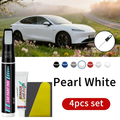 Avtomobil boya qələmləri: Pen Scratch Repair - p115-pearl-white-4pcs