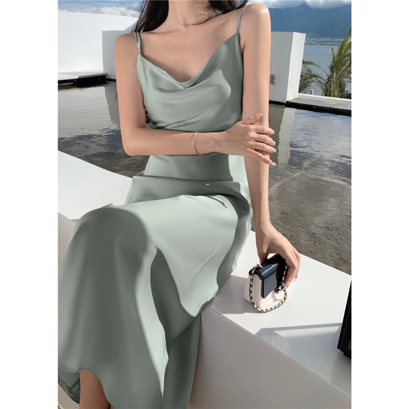 2026 This Year's Popular Acetate Satin Dress Acetate Dress Long Dress V-Neck Acetate Slip Dress 2026 This Year's Popular Acetate Satin Dress Acetate Dress Long Dress V-Neck Acetate Slip Dress