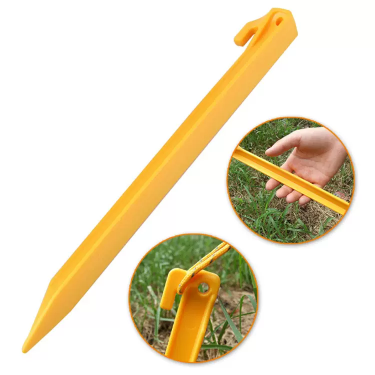 户外防风塑料地钉优良加硬固定塑料钉野营帐篷天幕地钉地布专用