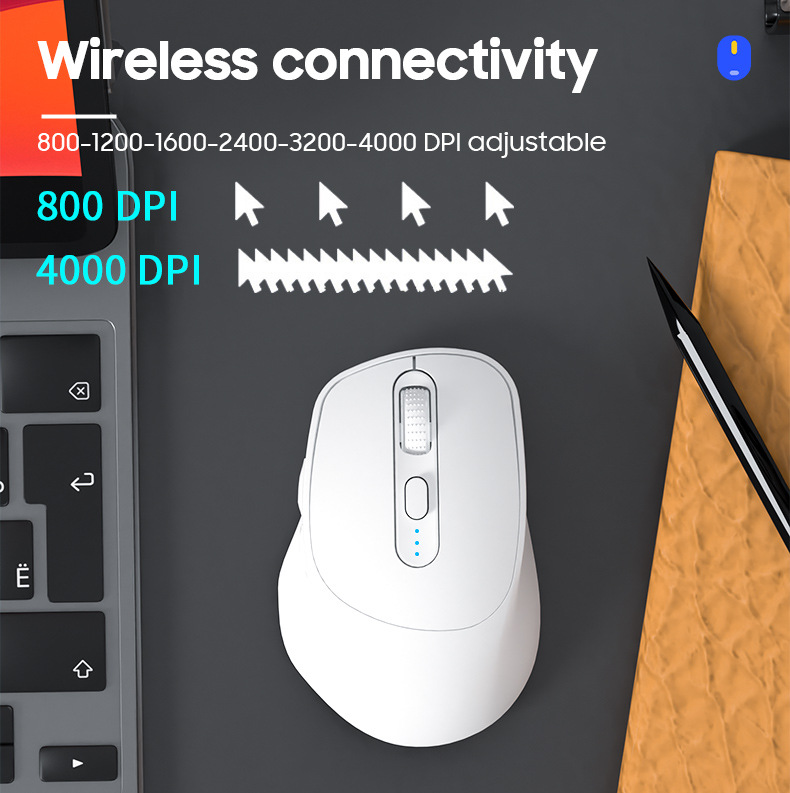 Cross-border smart translation mouse, voice input, wireless Bluetooth, silent, multi-language translation, charging translation mouse undefined