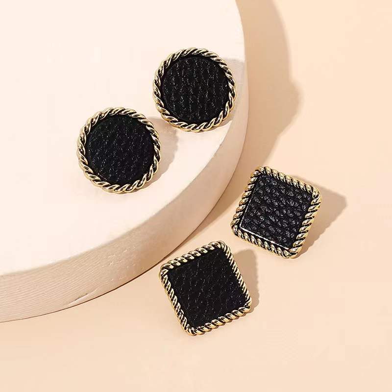 Demi-season retro small design elegant earrings
