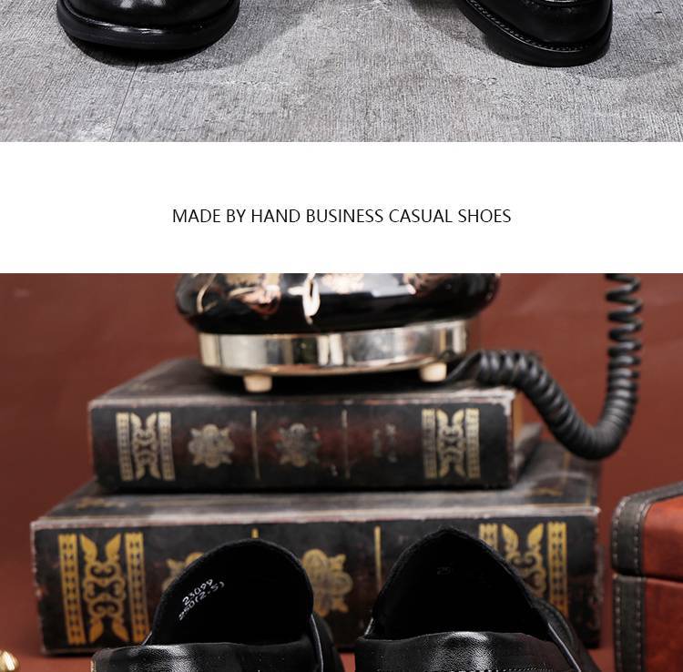 Neue waschen vintage pferd leder schuhe eine slip-auf bean schuhe herren schuhe licht luxus high-end gerade leder schuhe leder laufsohle_voghion.com