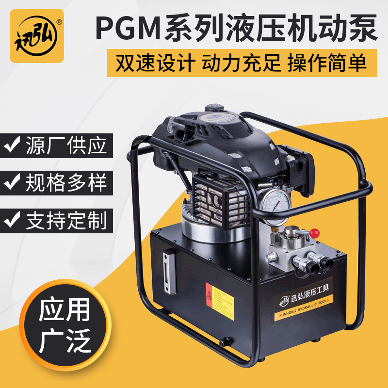 厂家批发PGM(L)汽油机液压泵 单双动式汽油泵 机动液压泵