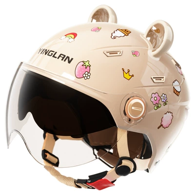 Scooter Helmet with Dual Mirrors, Motosiklet kaskı (dəbilqə)