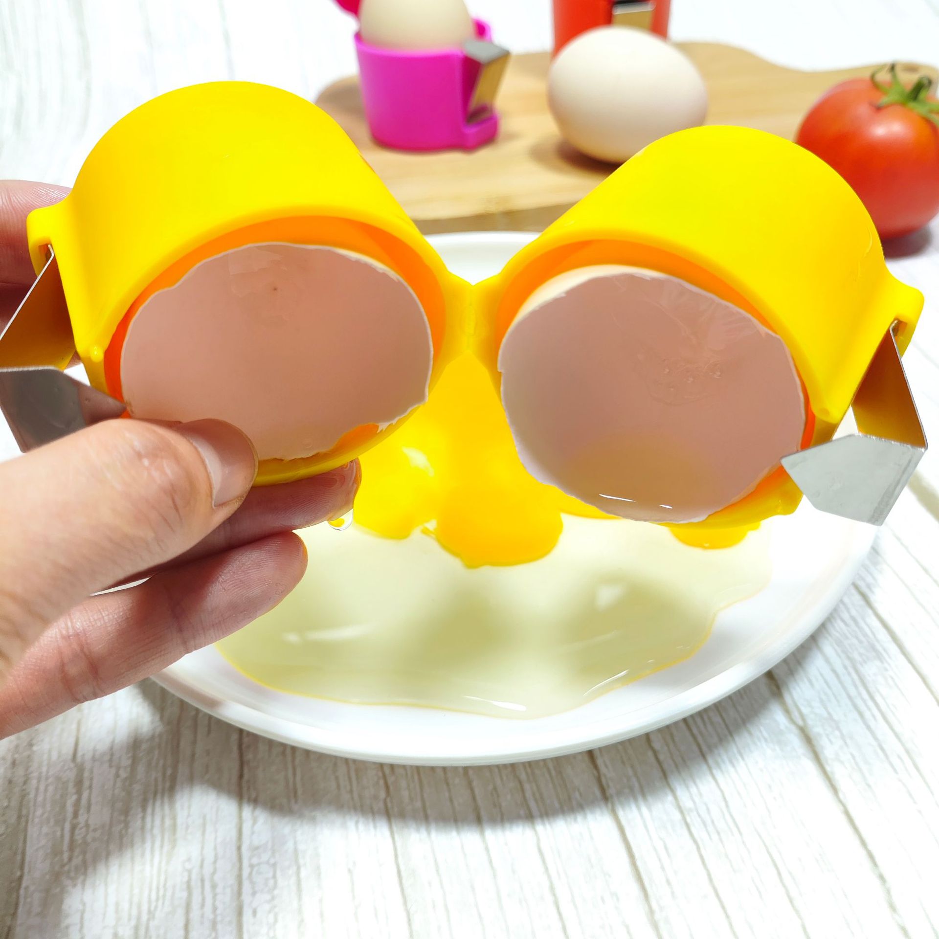 즉석 계란 껍질 따개, 주방 계란 껍질 따개, 편리하고 빠른 계란 껍질 따기, 국경 간 인기 계란 비터