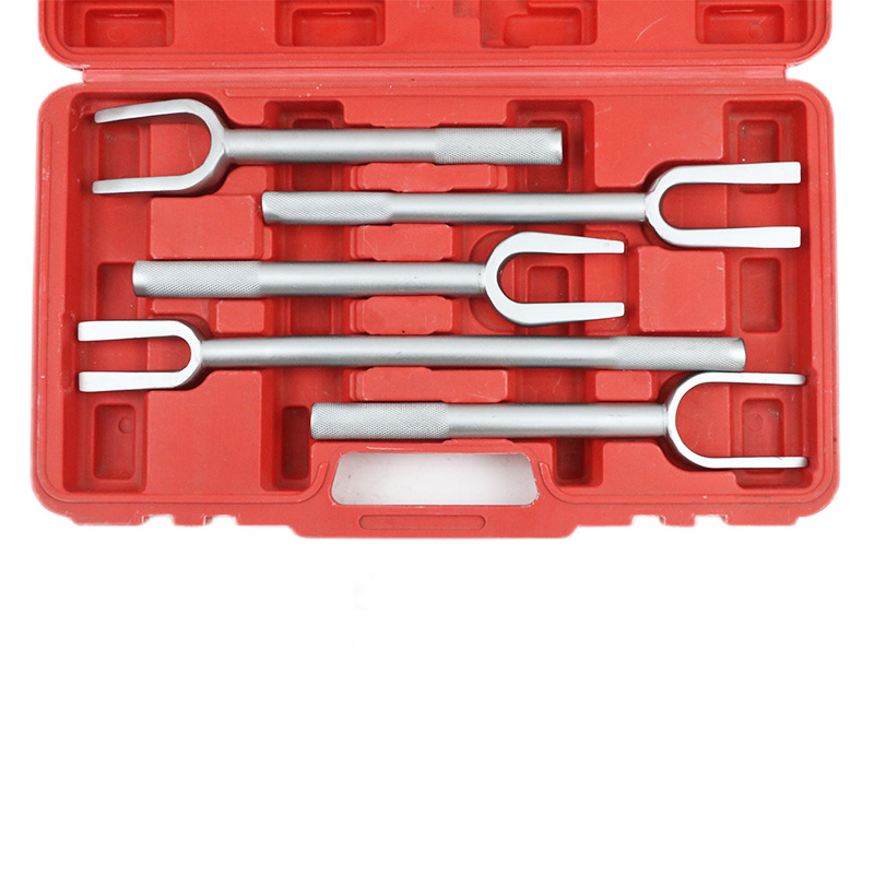 5PC bola de cabeza de bola tipo horquilla juego de barra de palanca de cabeza de bola de serie de automóvil completo bola de cabeza de bola código de tracción de cabeza de camión pequeño