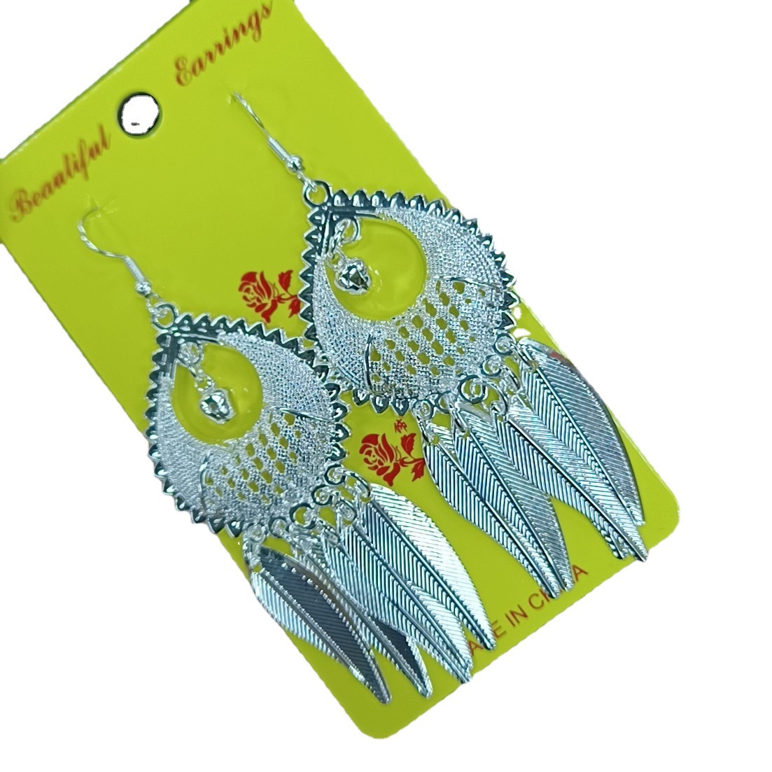 Wholesale Imitation Silver Earrings, Handmade Jewelry, Fashionable Travel Area, Hot Selling Electroplated 925 Sterling Silver Earrings, Earrings
