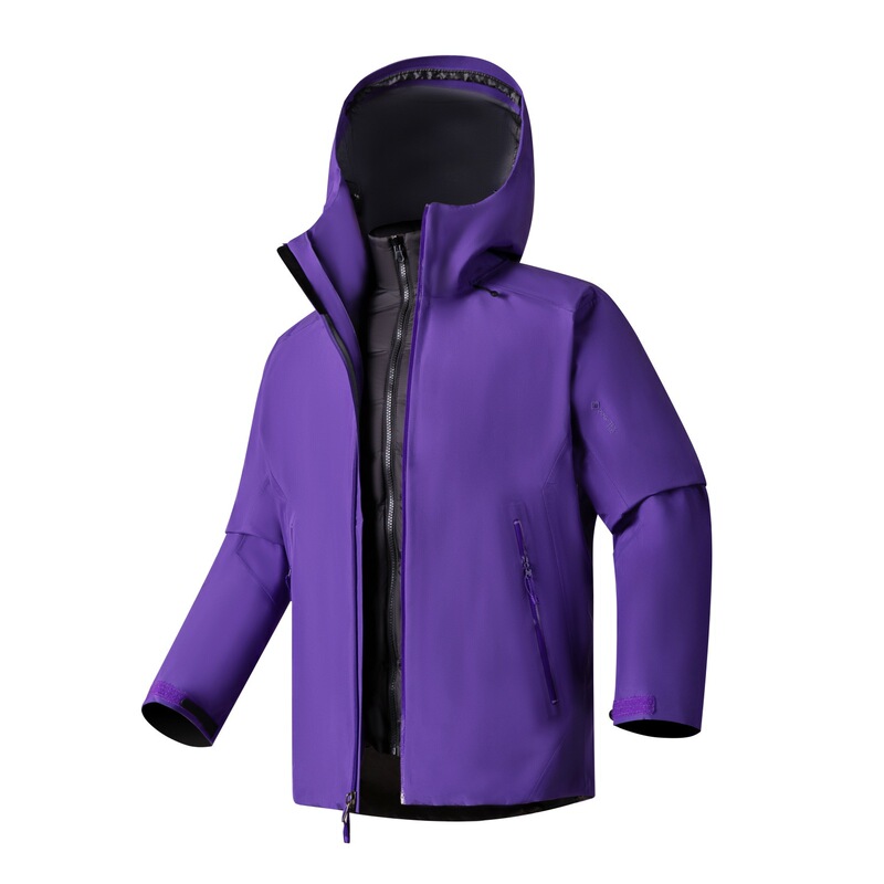 Niaojia Lt Hard-Shell down Jacket for Men and Women, Three-In-One Detachable 90 White Duck down Liner, Two-Piece Set, Fully Heat-Sealed