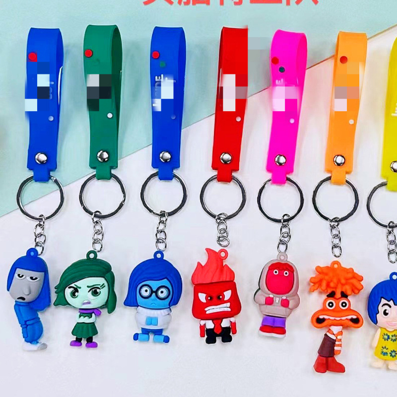 Europe and the United States foreign trade new mind secret service team cartoon doll key chain pendant personality animation small gift wholesale