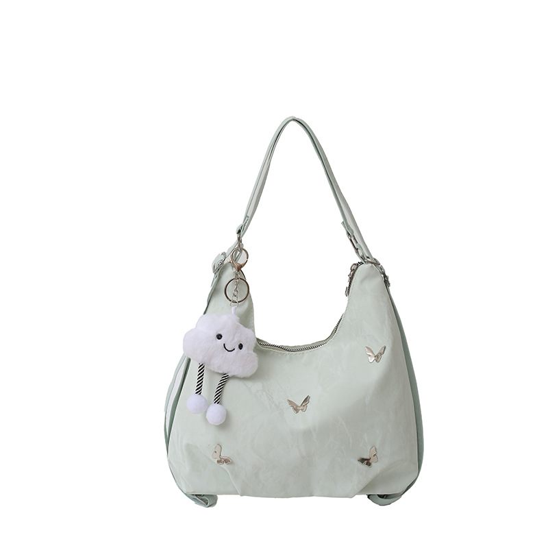 Butterfly gran capacidad de alta belleza suave bolso de hombro de verano 2024 nuevo estilo de moda de hombro mochila