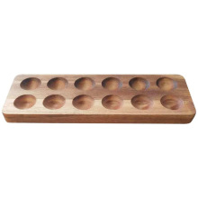 相思木鸡蛋托盘厨房展示蛋托架鸡蛋收纳托盘鸡蛋置物盘厂家供应