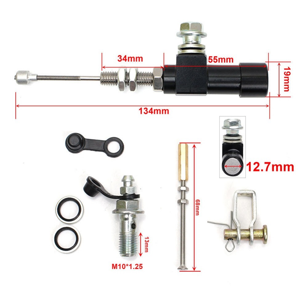 Motorcycle hydraulic clutch pump aluminum alloy CNC motorcycle accessories cable clutch modified hydraulic clutch