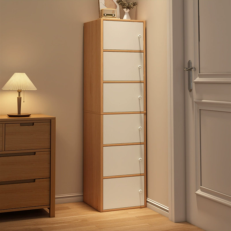 Шкаф шкаф для хранения Спальня узкий вертикальный шкаф дома шкафчик на стене простой многофункциональный шкафчик для гостиной