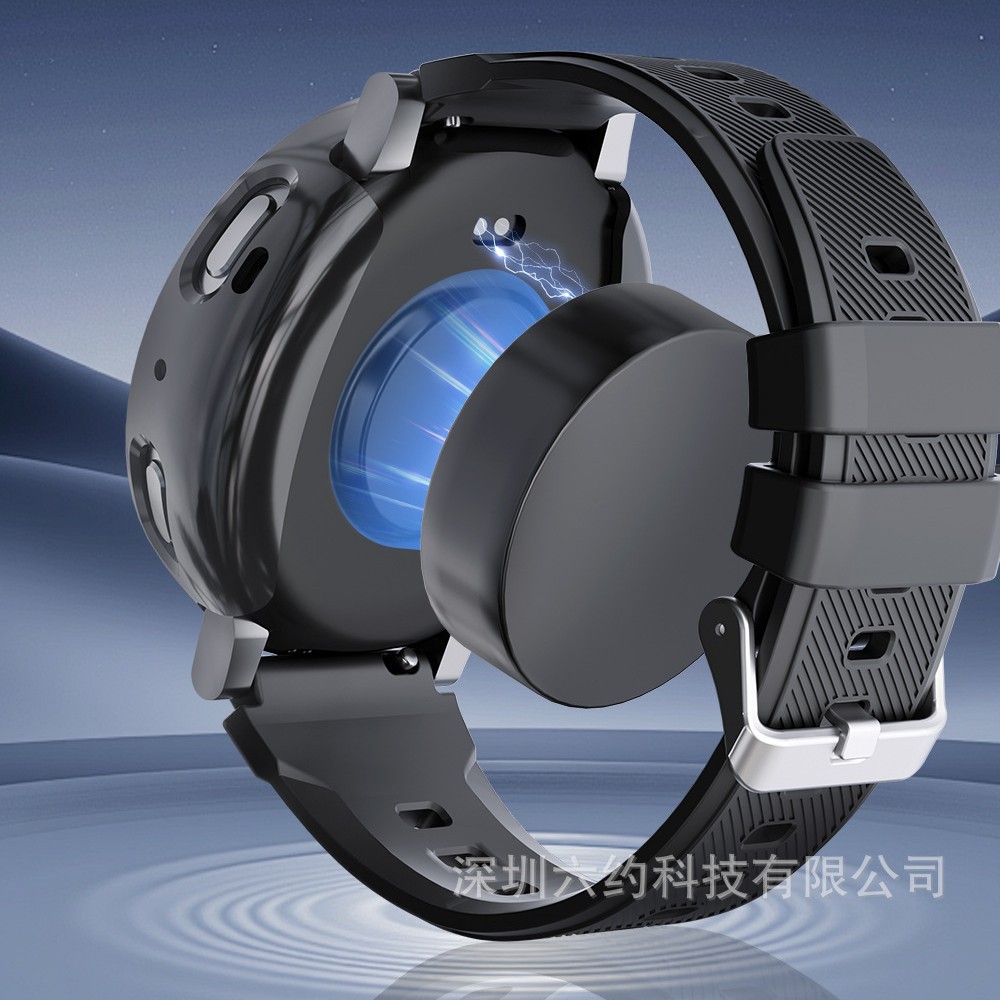 Suitable for Huami Active MAX/Amazfit Bip6 Yuewo electroplating with screen all-inclusive TPU soft anti-fall case 5