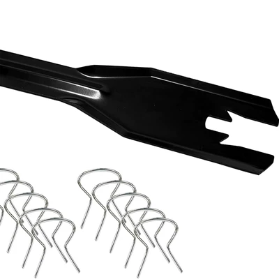 76951 Car Window Handle Removal Tool with 10 Window Handle Crank Fixing Clips (Repair kit)