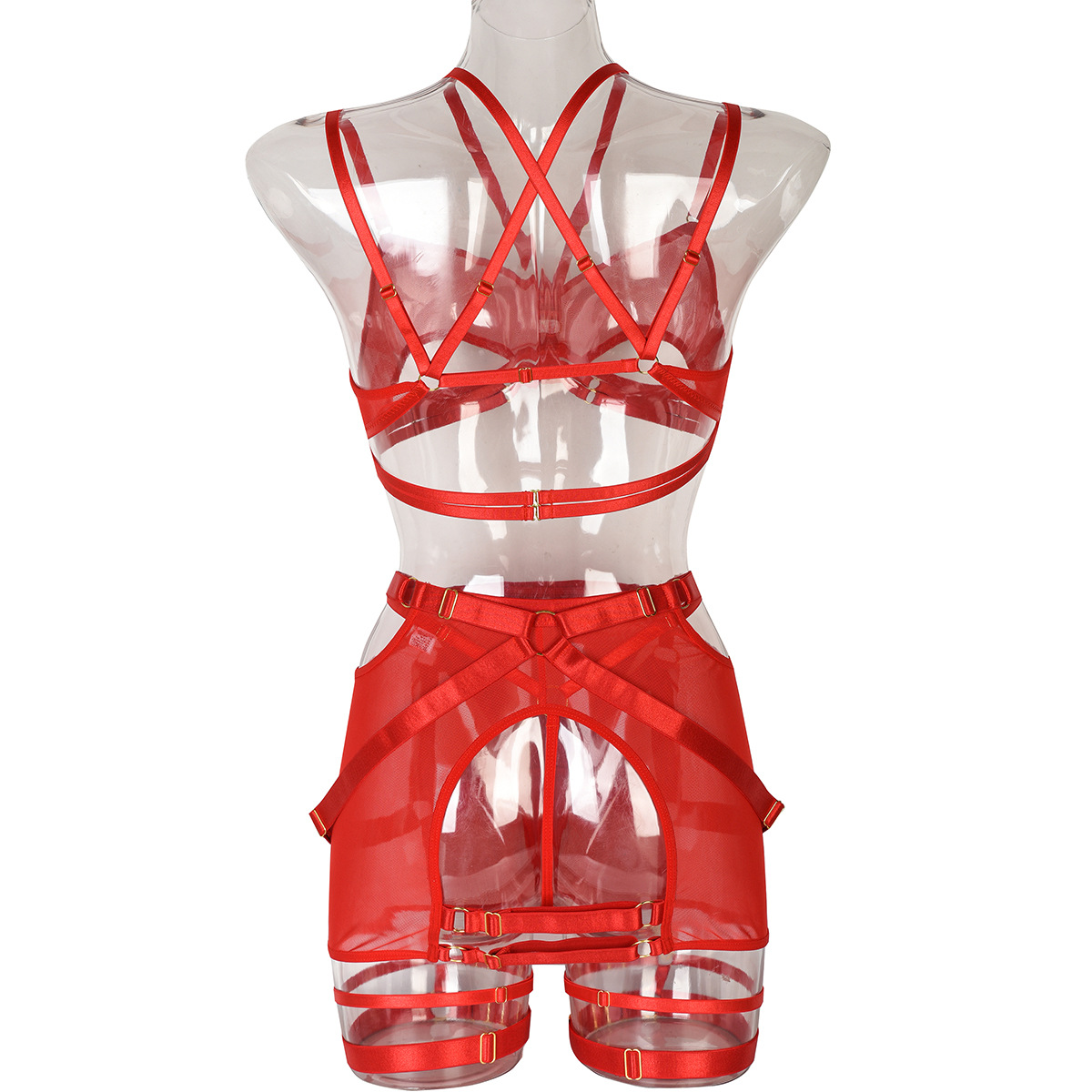 Trendy Strapped Sensual Attire