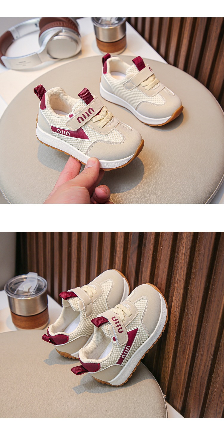Andningsbara mesh sneakers för spädbarn och småbarn_voghion.com