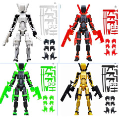 クロスボーダーラッキー13多関節人形、可動式3Dプリント玩具、第3世代ダミー人形DIY