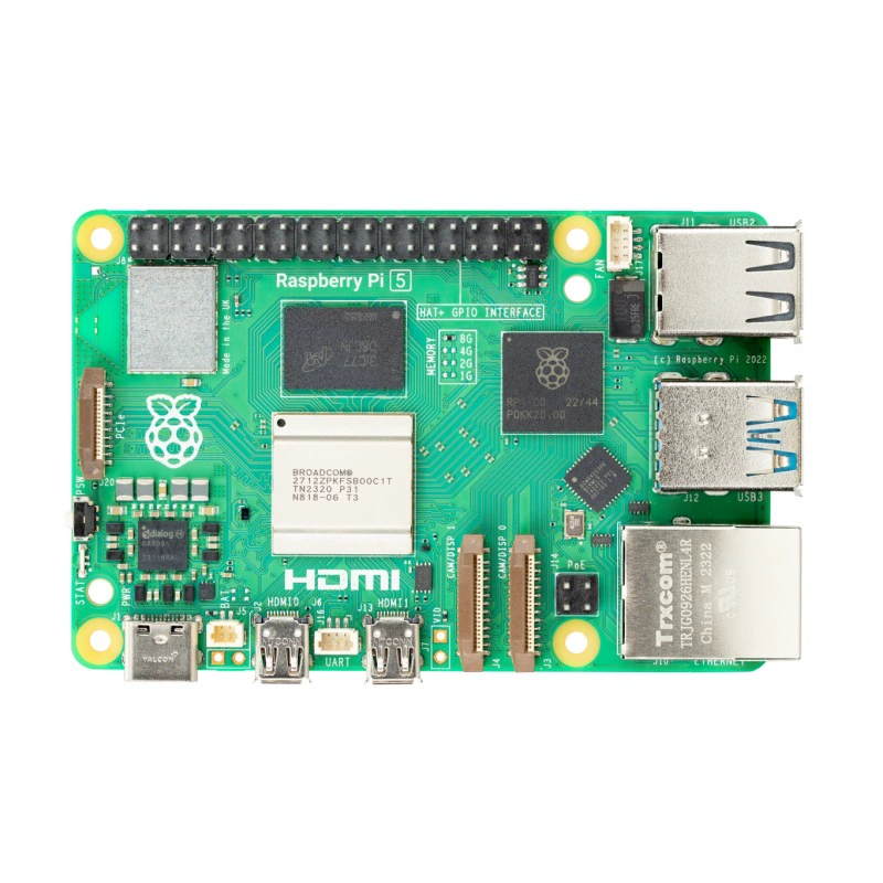 Плата разработчика 5-го поколения Raspberry Pi Pi5, набор Raspberry Pi4B/5B, программирование на Python, Linux мини-компьютер