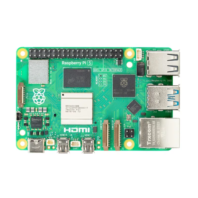 Плата разработчика 5-го поколения Raspberry Pi Pi5, набор Raspberry Pi4B/5B, программирование на Python, Linux мини-компьютер